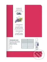 Voňavý blok A6 - Tmavo ružový (s vôňou levandule)