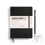 Leuchtturm1917 Zápisník Black Medium A5 tečkovaný
