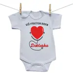 Boodyy Body s krátkym rukávom Keď vyrastiem budem doktorka 56 (0-2 mesiace)