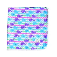 GaGa's pleny Přebalovací podložka Barevné velryby