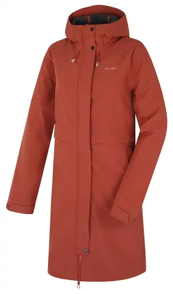 Husky Sephie L M, brown Dámský softshell kabát