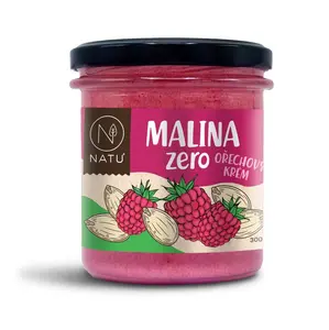 NATU Malina zero ořechový krém 300 g