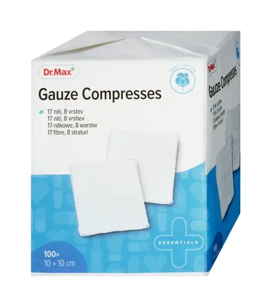 Dr. Max Gauze Compresses 10 x 10 cm