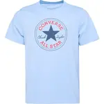 Converse CHUCK PATCH TEE Pánské tričko, světle modrá, velikost