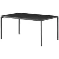 P & B JÍDELNÍ STŮL, černá, 160/76/90 cm