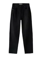 Bershka Džínsy  čierny denim