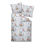 Janine POVLEČENÍ, makosatén, vícebarevná, 140/200 cm