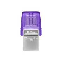 Kingston DataTraveler microDuo 3C 64GB 200MB/s USB-A + USB-C