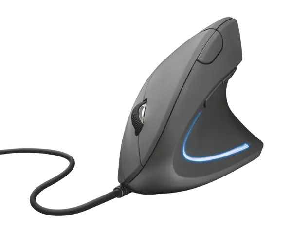 TRUST Verto/Vertikální/Optická/Drátová USB/Černá