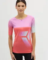 Dámský cyklistický dres silvini stabina ružová s