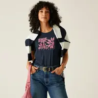 Dámské bavlněné tričko regatta filandra ix tmavě modrá 36