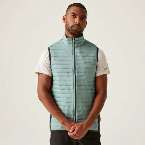 Pánská lehká vesta regatta andreson světle modrá/šedá 3xl