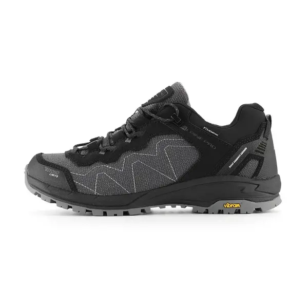 Outdoorová obuv s ptx membránou alpine pro ibane 2 černá 41