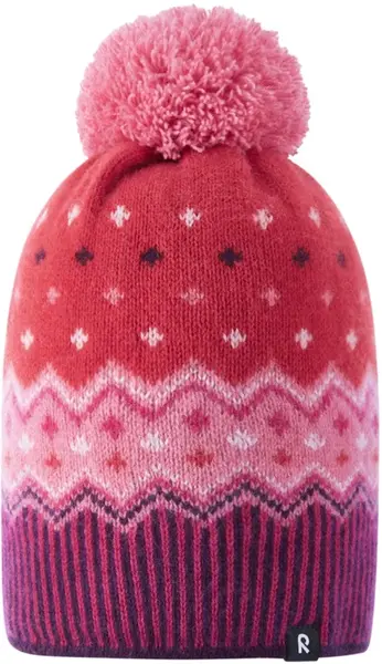 Dětská zimní čepice reima pohjoinen růžová 48-50
