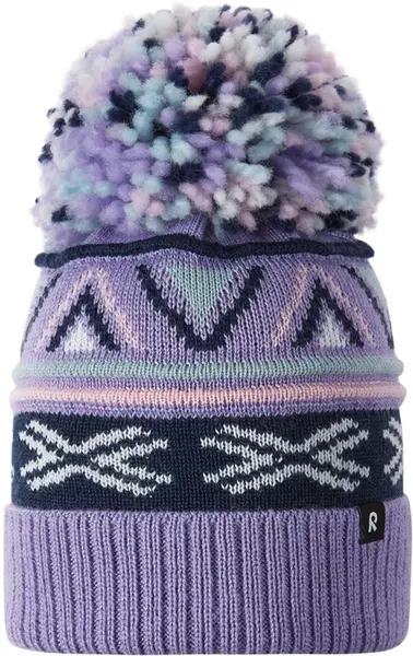 Dětská zimní čepice reima kirjoen fialová 44-46