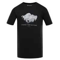 Pánské rychleschnoucí triko s cool dry alpine pro bolen 2 černá/bílá 4xl