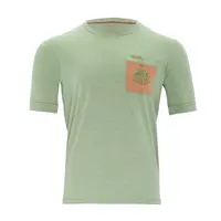 Pánské urban tričko silvini calvisio zelená/oranžová xxl