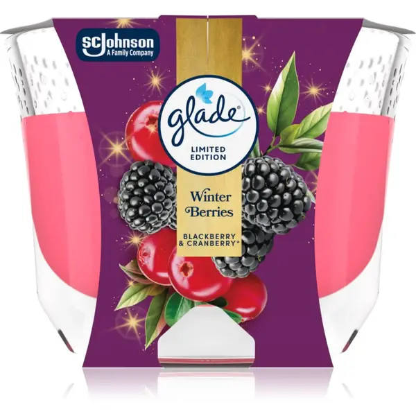 GLADE Winter Berries vonná sviečka 204 g