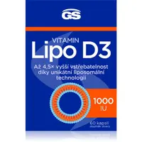 GS Lipo D3 1000 IU kapsle s vitamínem D 60 cps
