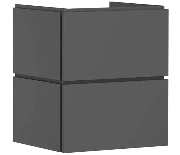 Hansgrohe Xilesa E - Umývadlová skrinka, 62x53x47 cm, 2 zásuvky, matná sivá 54252760
