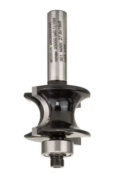 Bosch Príslušenstvo - Frézovací bit na drevo, tvarovací, 27,8x63 mm 2608628360