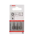 Bosch Příslušenství - Sada bitů PH1, délka 25 mm, 3 ks 2607001508