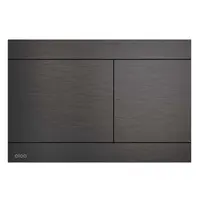 Alcadrain Flat - Ovládání splachování, kartáčovaný gun metal FUN-GM-B