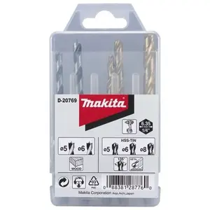 Makita Příslušenství - 5dílná sada vrtáků D-20769