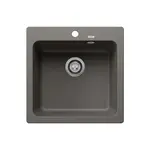Blanco Naya 5 - Silgranitový dřez, 52x51 cm, šedá vulkán 527310