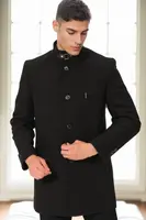 PLT9367 DEWBERRY MEN'S COAT-STRAIGHT BLACK