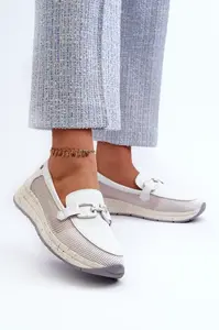 S. BARSKI Dámské kožené mokasíny D&A