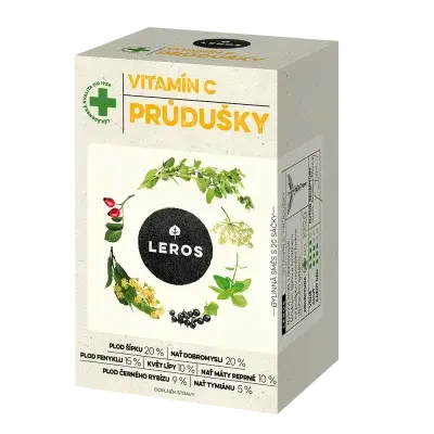 LEROS Vitamín C průdušky 20x1.5g