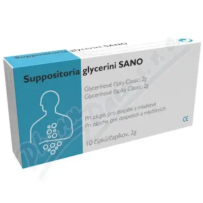 Glycerínové čípky SANO Classic 2 g