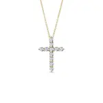 Zlatý briliantový krížik KLENOTA