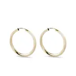 Zlaté náušnice kruhy o průměru 2 cm KLENOTA