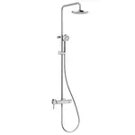 Kludi Logo - Sprchový set Dual Shower System s baterií, 20 cm, chrom 6808505-00