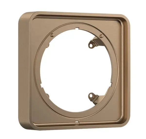 Axor ShowerSelect ID - Predĺženie 17x17 cm, kefovaný bronz 13643140