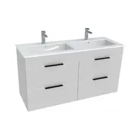 Jika Cube - Skrinka s dvojumývadlom, 116x42x61 cm, biela H4536621763001