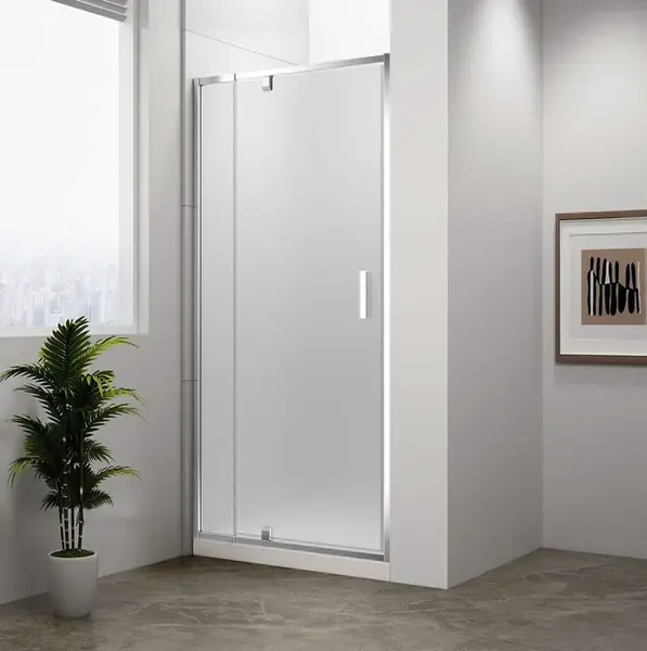 Polysan Easy Line - Sprchové dvere otočné, 88-102 cm, sklo Brick EL1738