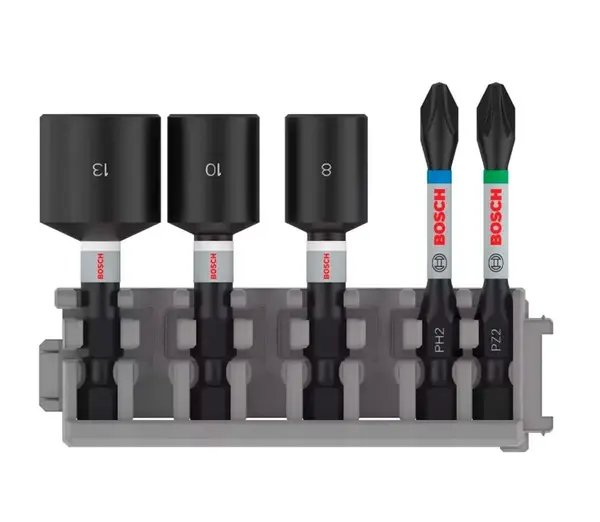 Bosch Príslušenstvo - 5-dielna súprava bitov a nástrčných kľúčov 2608522350