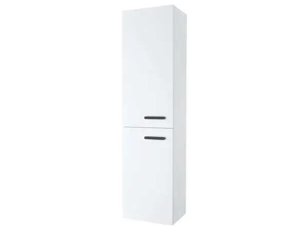 Ravak Chrome II - Vysoká skrinka 39x150x29 cm, 2 dvierka, ľavá, lesklá biela X000001748