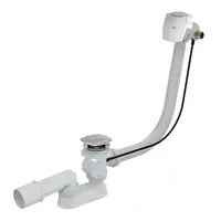 Alcadrain Odtokové súpravy - Vaňová odtoková a prepadová súprava s napúšťaním, dĺžka 1000 mm, kov A564KM3-100