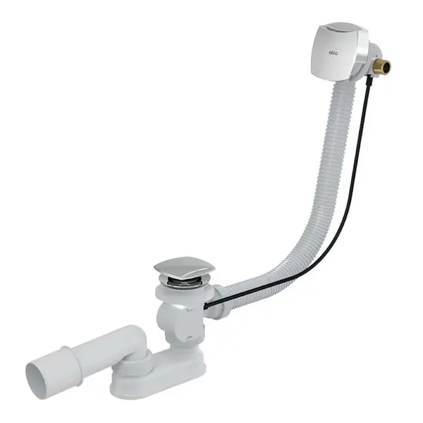 Alcadrain Odtokové súpravy - Vaňová odtoková a prepadová súprava s napúšťaním, dĺžka 1000 mm, kov A564KM3-100