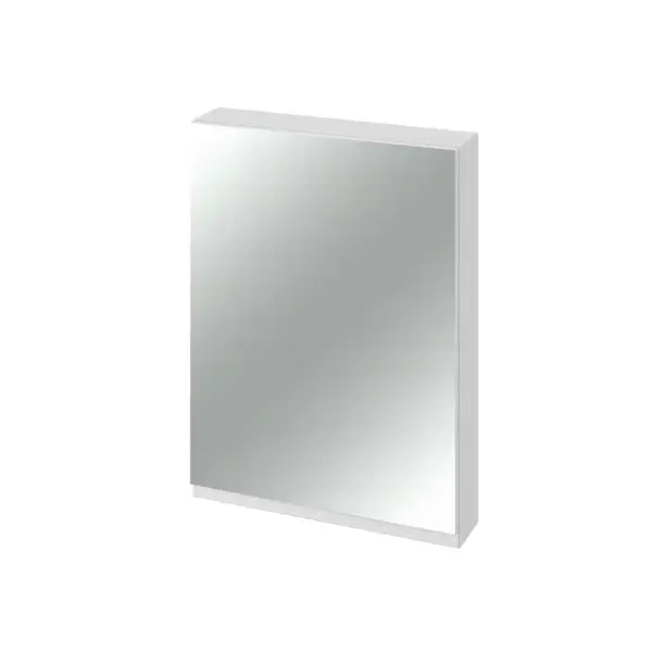 Cersanit Moduo - Zrcadlová skříňka, 80x60x14 cm, 1 dvířka, panty L/P, bílá S590-018-DSM