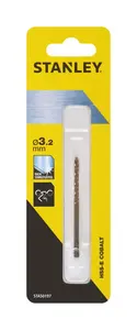 Stanley Příslušenství - Vrták do kovu HSS-E, průměr 3,2 mm STA50197-QZ
