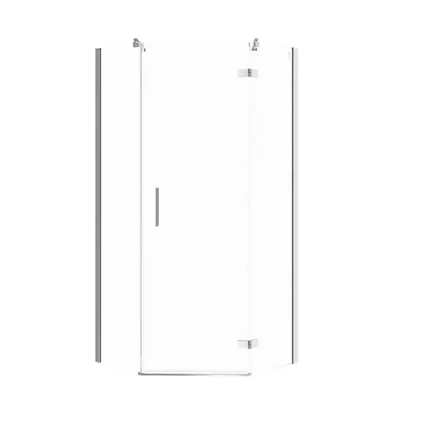 Cersanit Jota - Sprchový kút 90x90 cm, pravý, chróm/číre sklo S160-013