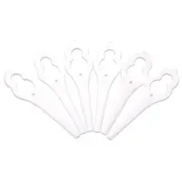 Bosch Příslušenství - Bezpečnostní nože pro strunové sekačky, délka 23 cm, 24 kusů F016800177