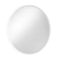 Hansgrohe Xarita S - Zrcadlo s LED osvětlením a vyhříváním, průměr 90 cm, IR senzor, matná bílá 54990700