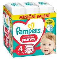Pampers Pant 360° 4 plenkové kalhotky 9-15kg 176ks