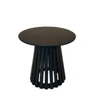 Livetastic ODKLÁDACÍ STOLEK, mangové dřevo, černá